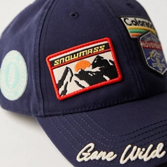 Free people X American Needle Mountain Made Baseball Hat Nwt In Navy - Picture 3 of 9